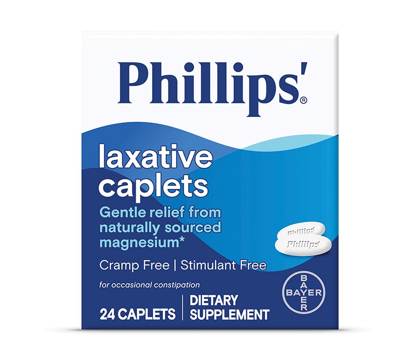 Phillips' Laxative Caplets box