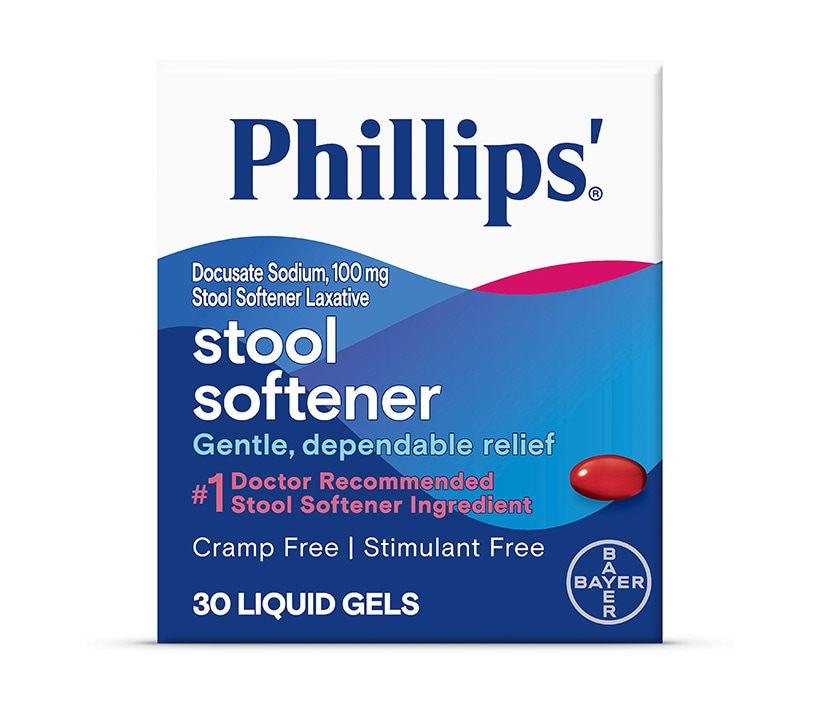 Phillips' Stool Softener product box